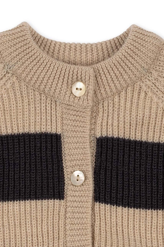 beige Konges Sløjd cardigan per bambini