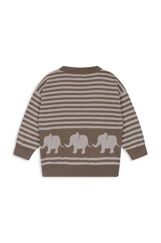 Detský sveter s prímesou vlny Konges Sløjd 80 % Bavlna, 20 % Vlna