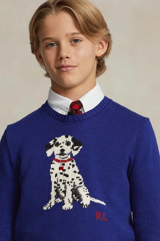 Otroški bombažen pulover Polo Ralph Lauren Fantovski