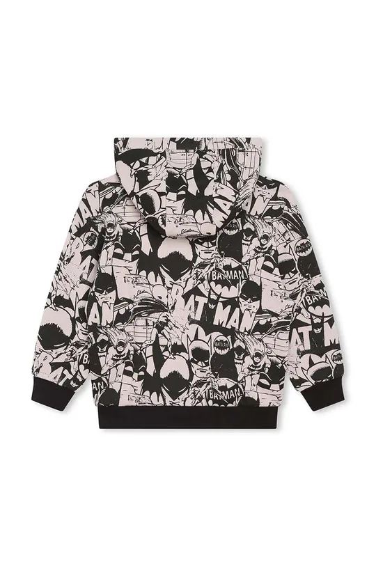 Παιδική βαμβακερή μπλούζα DKNY x DC Comics μαύρο