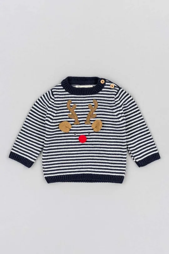 granatowy zippy sweter niemowlęcy Dziecięcy