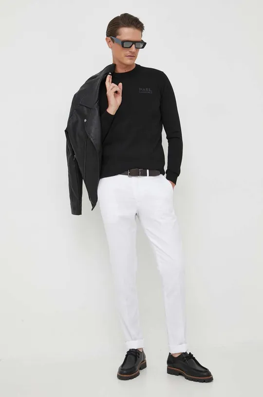 Karl Lagerfeld sweter czarny