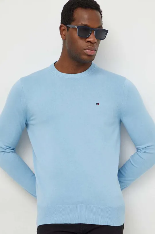 niebieski Tommy Hilfiger sweter