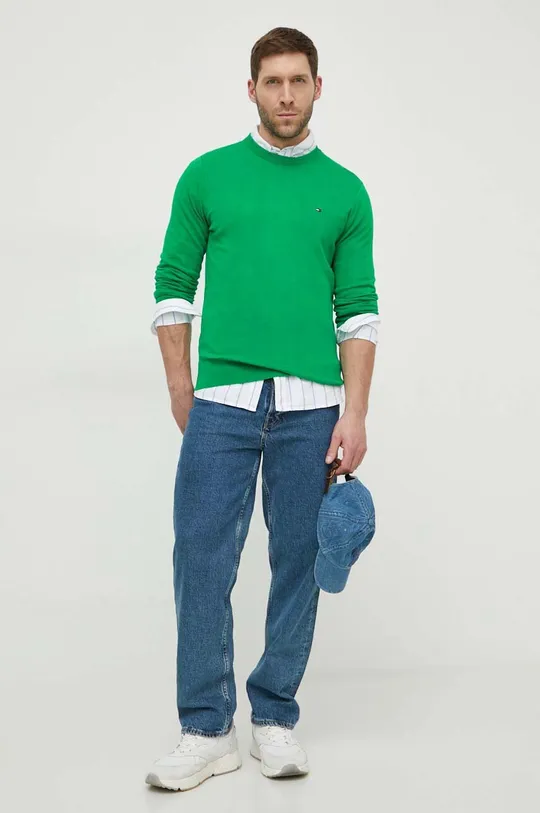 Tommy Hilfiger pulóver zöld