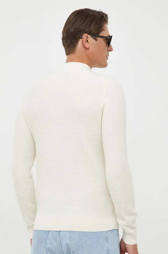 BOSS sweter wełniany 57 % Wełna dziewicza, 43 % Bawełna