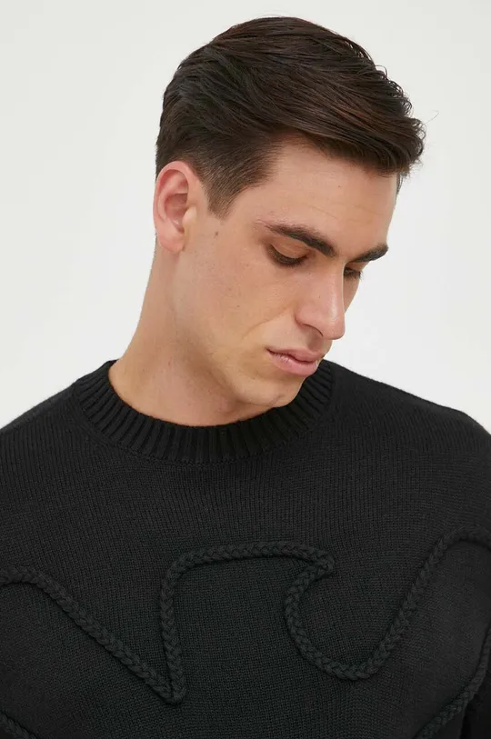 nero Emporio Armani maglione in lana