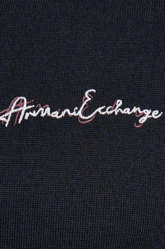Шерстяной свитер Armani Exchange Мужской