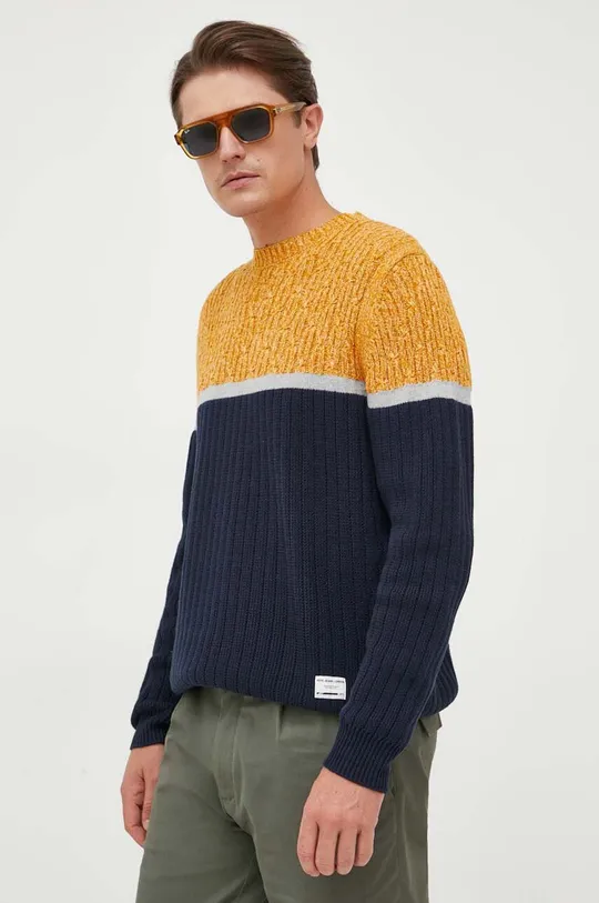 mornarsko plava Pamučni pulover Pepe Jeans Silvano Muški