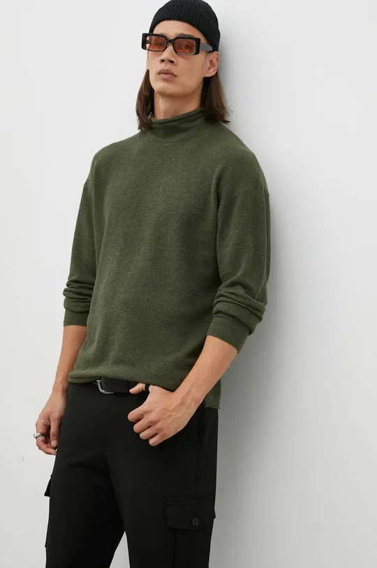 American Vintage sweter zielony