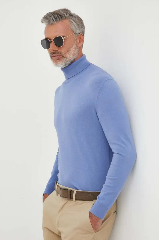 niebieski United Colors of Benetton sweter