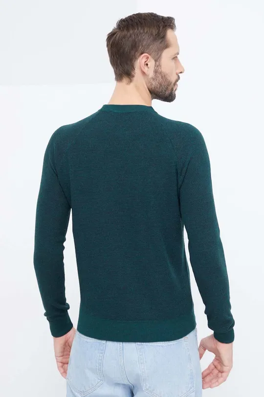 Trussardi sweter z domieszką wełny zielony