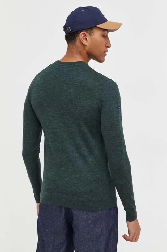 Vuneni pulover Superdry 100% Merino vuna