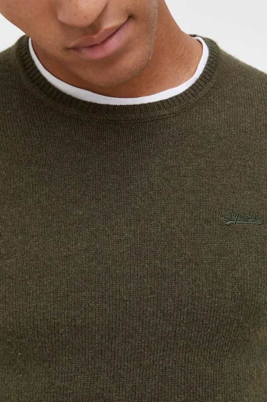 Superdry sweter z domieszką wełny Męski