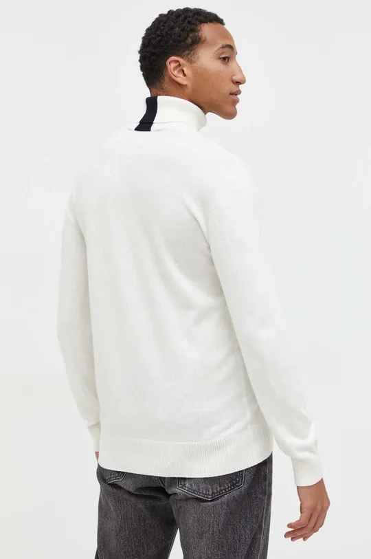 Πουλόβερ με προσθήκη μαλλιού Karl Lagerfeld Jeans 70% Βαμβάκι, 30% Μαλλί μερινός