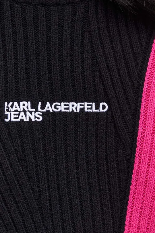 Pulover Karl Lagerfeld Jeans 236D2001 KLJ RIBBED BLOCKED SWEATER Moški