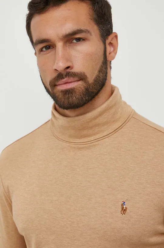 béžová Bavlnený sveter Polo Ralph Lauren