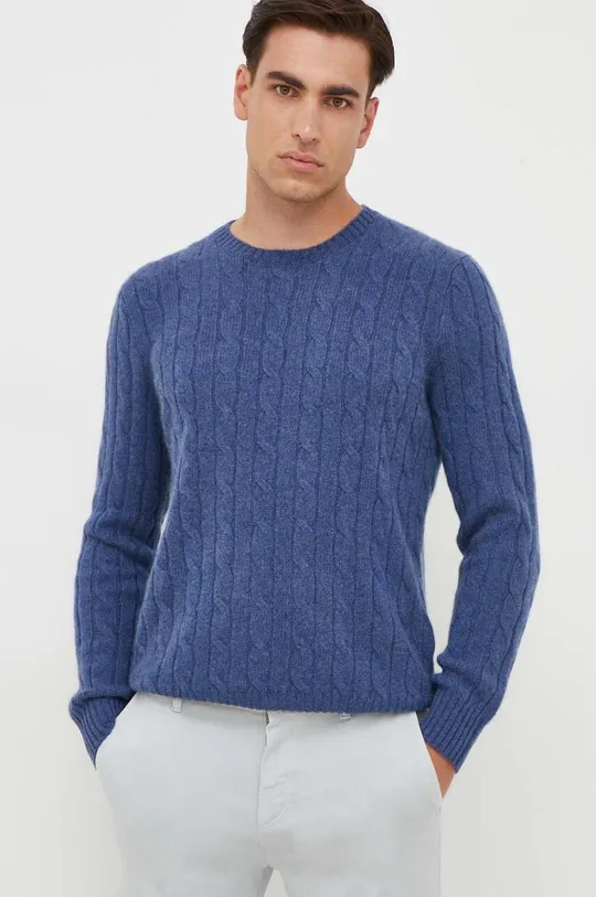 kék Polo Ralph Lauren kasmír pulóver Férfi