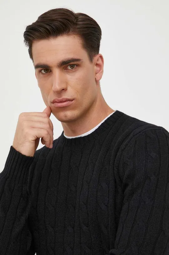 чёрный Кашемировый свитер Polo Ralph Lauren