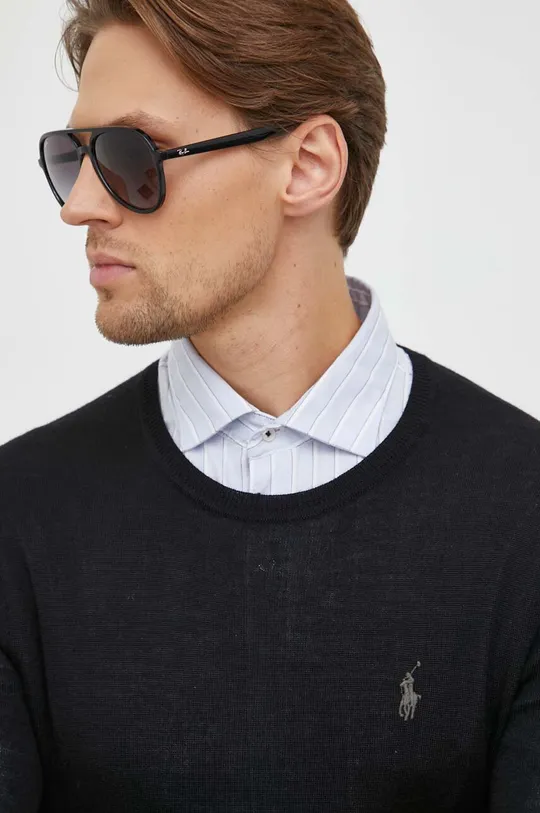 črna Volnen pulover Polo Ralph Lauren