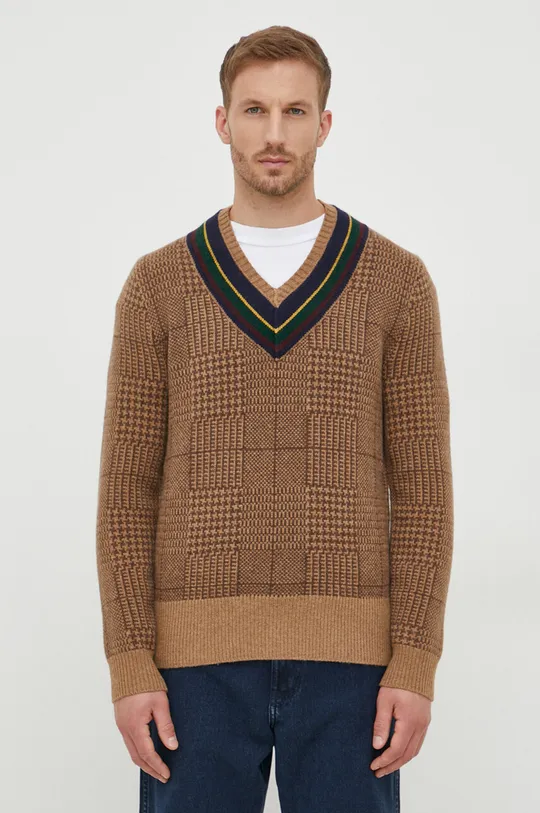 beżowy Polo Ralph Lauren sweter wełniany Męski