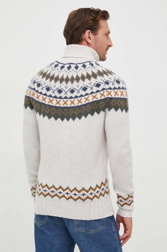 Oblečení Vlněný svetr Barbour Roose Fair Isle Rollneck MKN1492 šedá