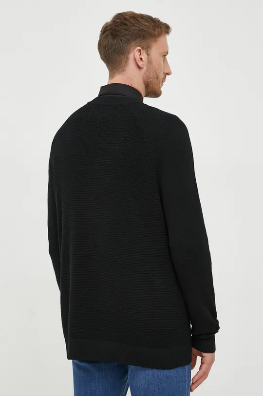 Μάλλινο πουλόβερ Calvin Klein Jeans μαύρο