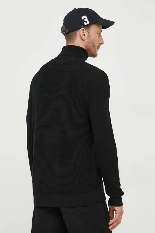 Calvin Klein Jeans sweter wełniany czarny