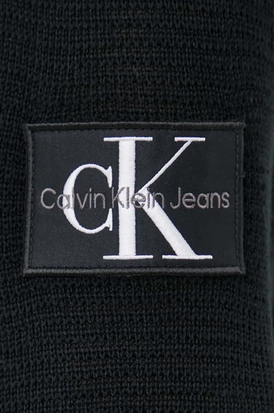 чёрный Шерстяной свитер Calvin Klein Jeans