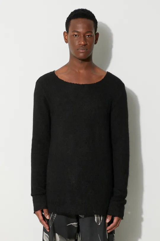 черен Вълнен пуловер 424 0 Чоловічий