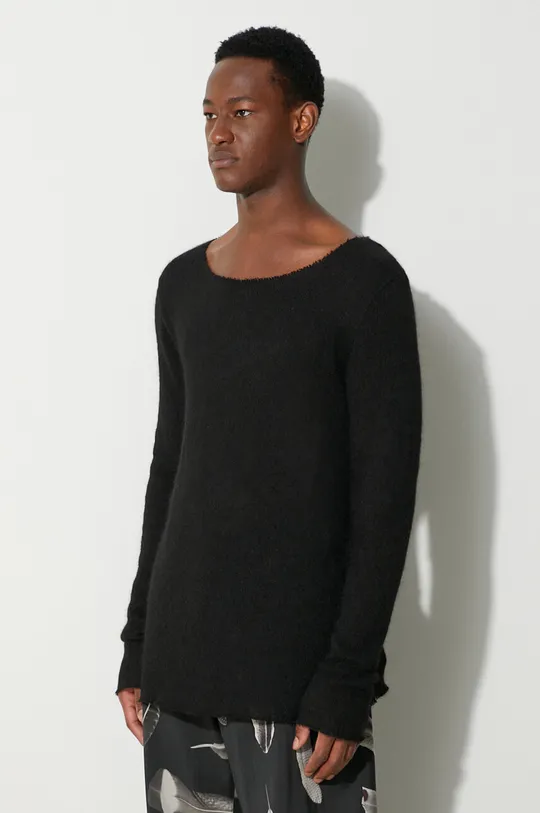 черен Вълнен пуловер 424 0