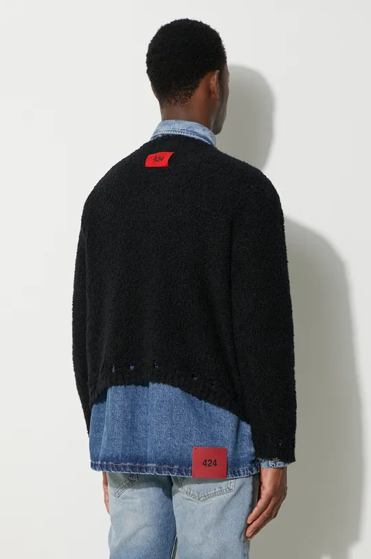 424 wool jumper black