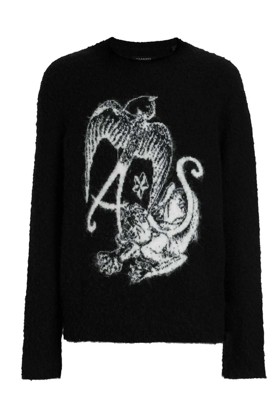 AllSaints sweter MK004Z WILDER CREW