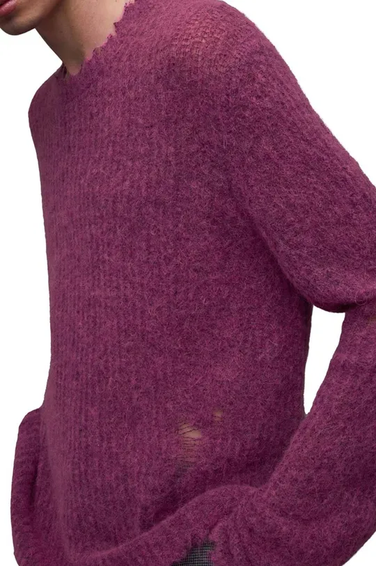 AllSaints sweter z domieszką wełny Bleaker 57 % Poliamid z recyklingu, 42 % Alpaka, 1 % Elastan