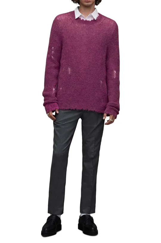 AllSaints sweter z domieszką wełny Bleaker