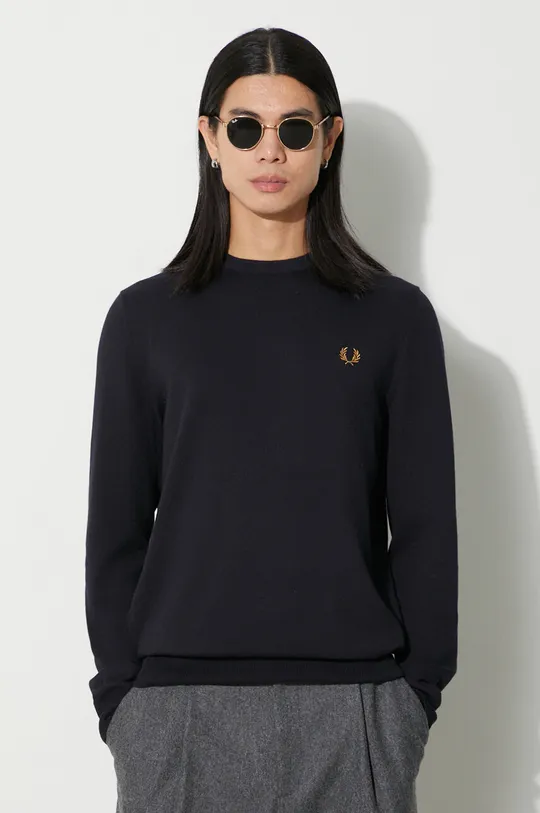 navy Fred Perry wool jumper Men’s