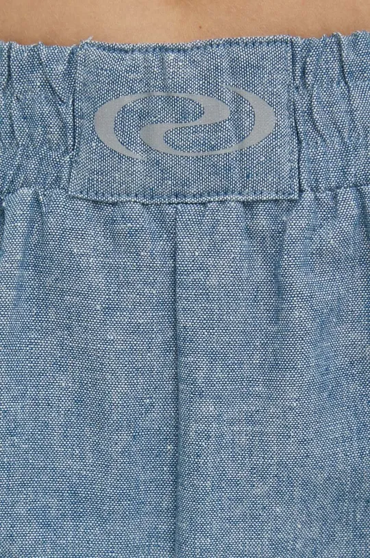 blu Résumé pantaloncini in lino