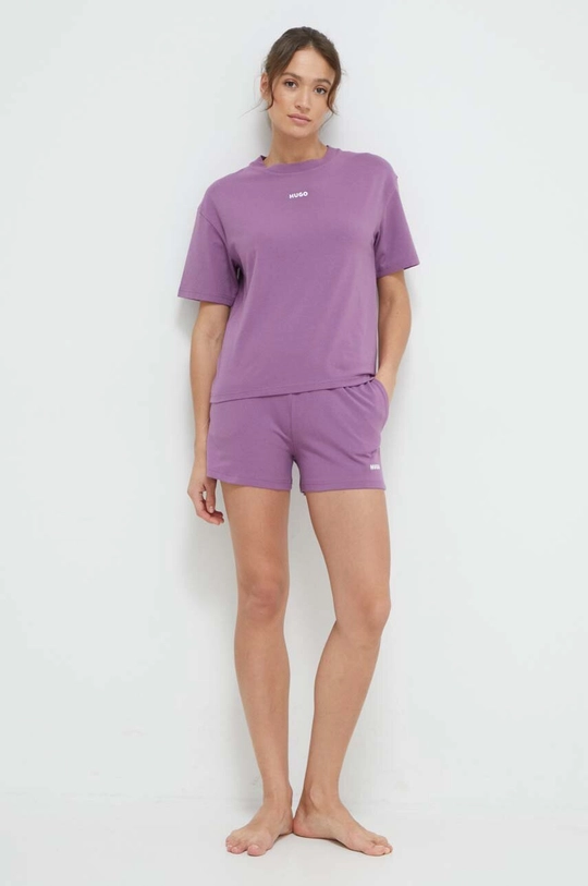 HUGO shorts lounge violetto