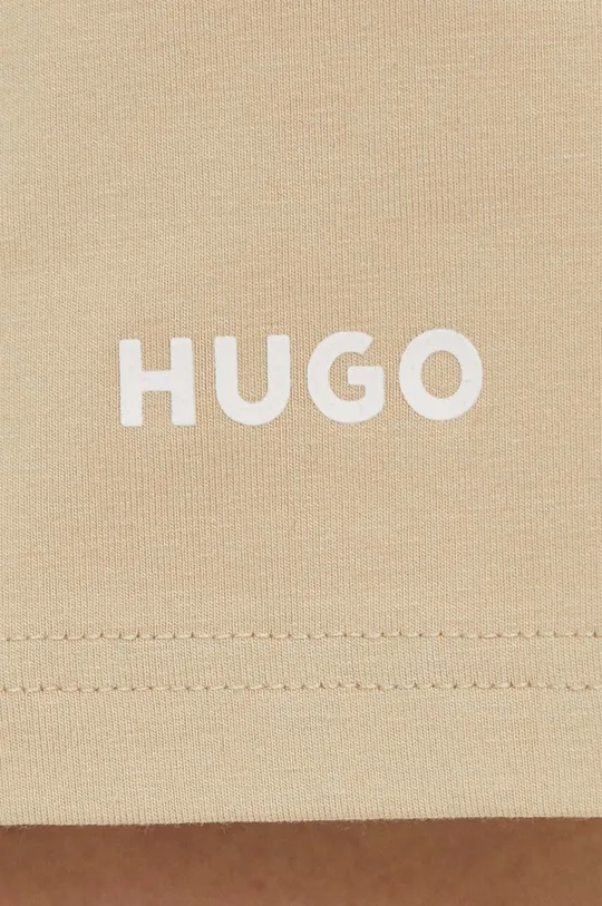 beige HUGO shorts lounge