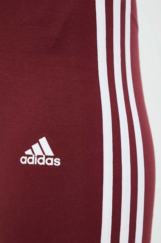 burgundia adidas rövidnadrág