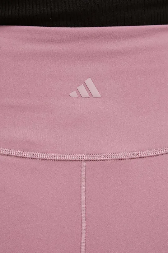 roza Kratke hlače za jogo adidas Performance Studio