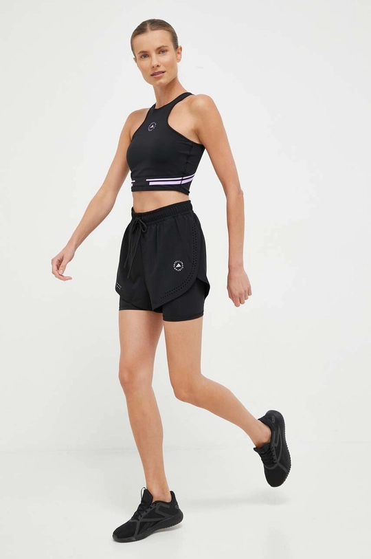 adidas by Stella McCartney szorty treningowe Truepurpose czarny