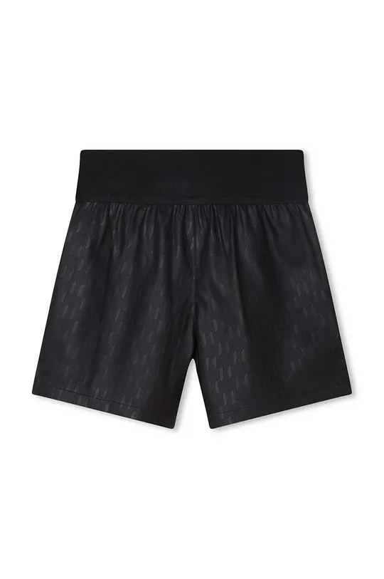 Detské krátke nohavice Karl Lagerfeld čierna