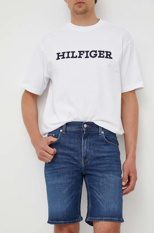 μπλε Τζιν σορτς Tommy Hilfiger Brooklyn Ανδρικά