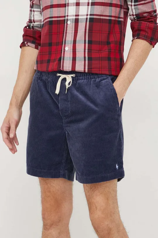 mornarsko plava Kratke hlače od samta Polo Ralph Lauren Muški