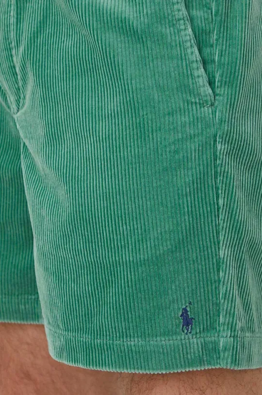 zelena Kratke hlače od samta Polo Ralph Lauren