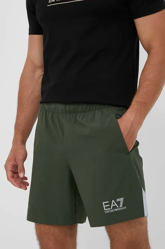 zelena Kratke hlače EA7 Emporio Armani Muški