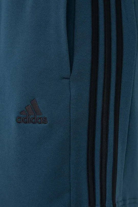 темно-синій Бавовняні шорти adidas