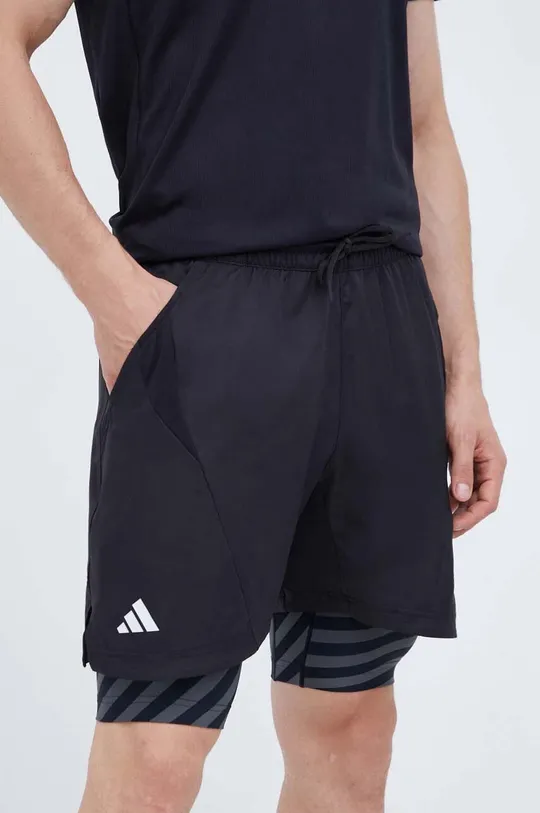чёрный Тренировочные шорты adidas Performance Мужской
