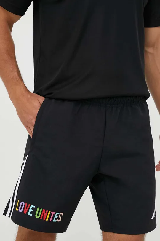 črna Kratke hlače za vadbo adidas Performance Pride Tiro Downtime Moški