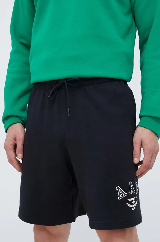 adidas Originals pamut rövidnadrág fekete